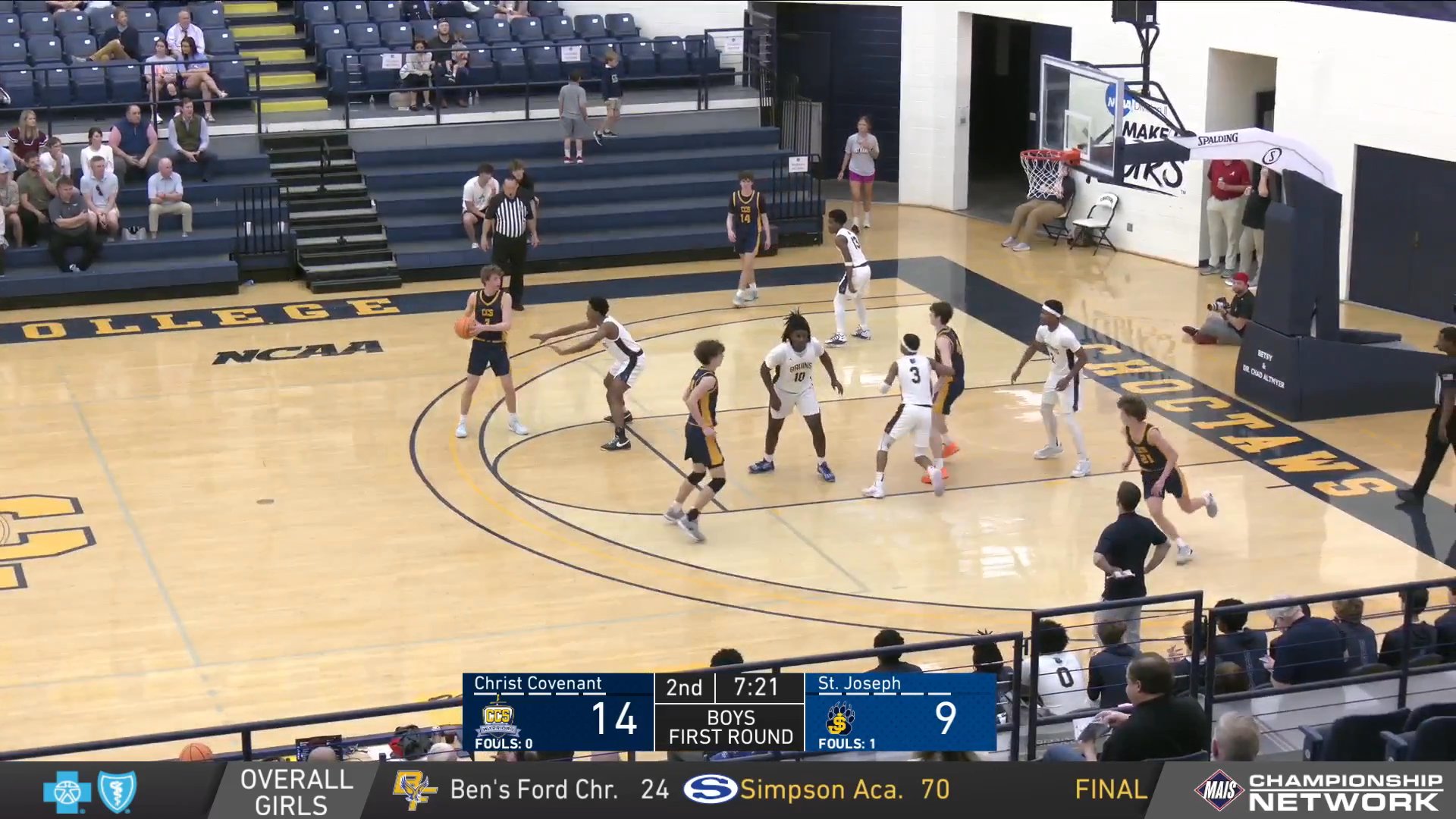 2026 MAIS Game 13 - Christ Covenant vs St. Joseph (Madison)