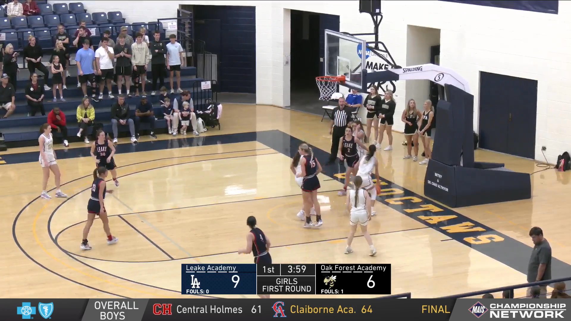 2026 MAIS Game 16 - Leake Academy vs Oak Forest Academy