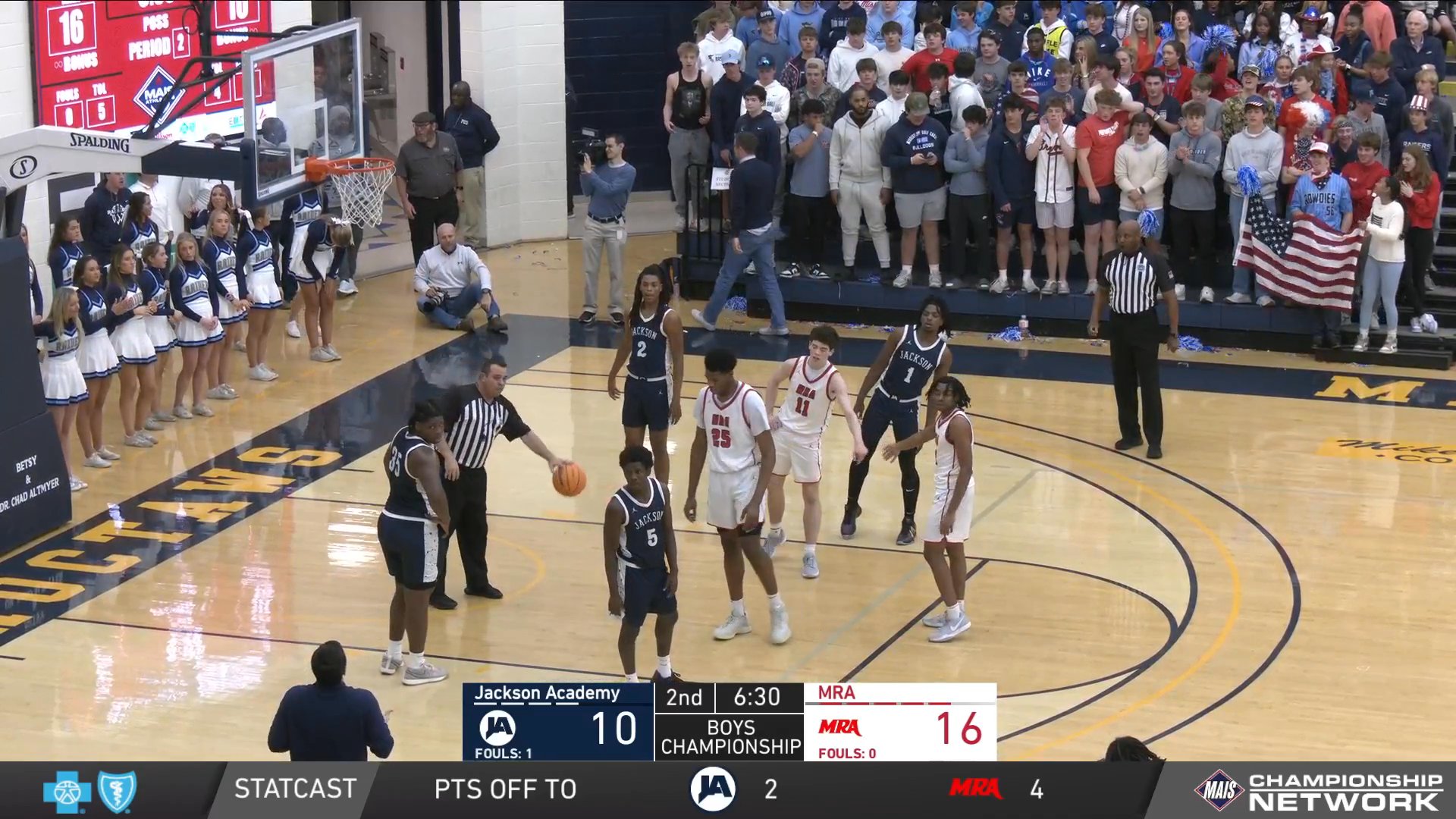 2026 MAIS Boys Championship - Jackson Academy vs. MRA